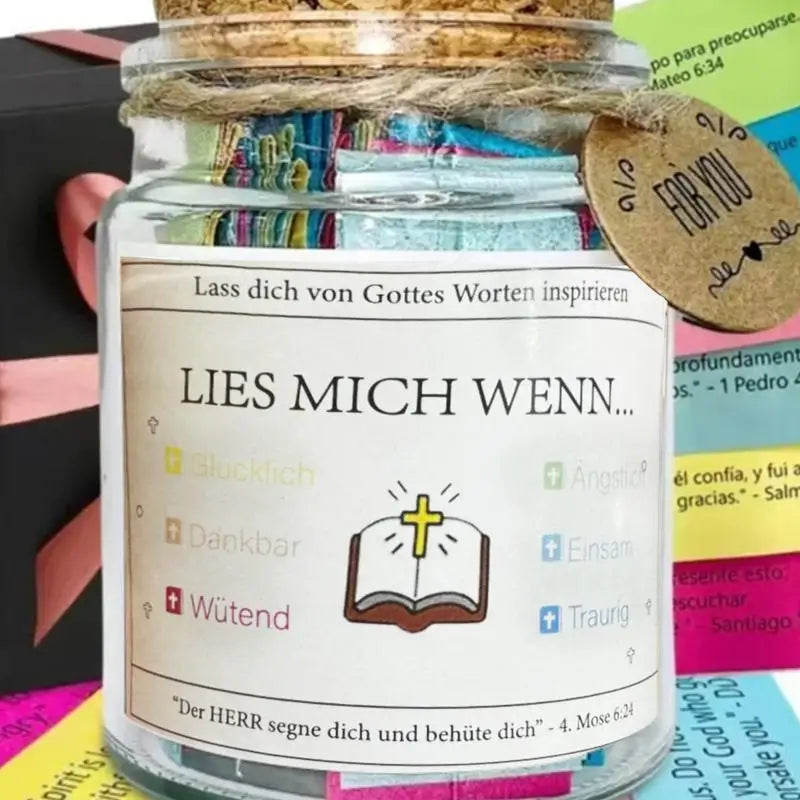 Bible Verses Jar for Emotions and Feelings
