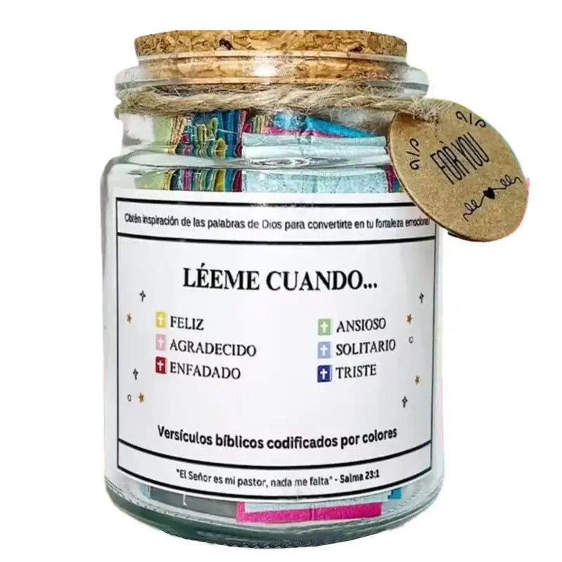 Bible Verses Jar for Emotions and Feelings
