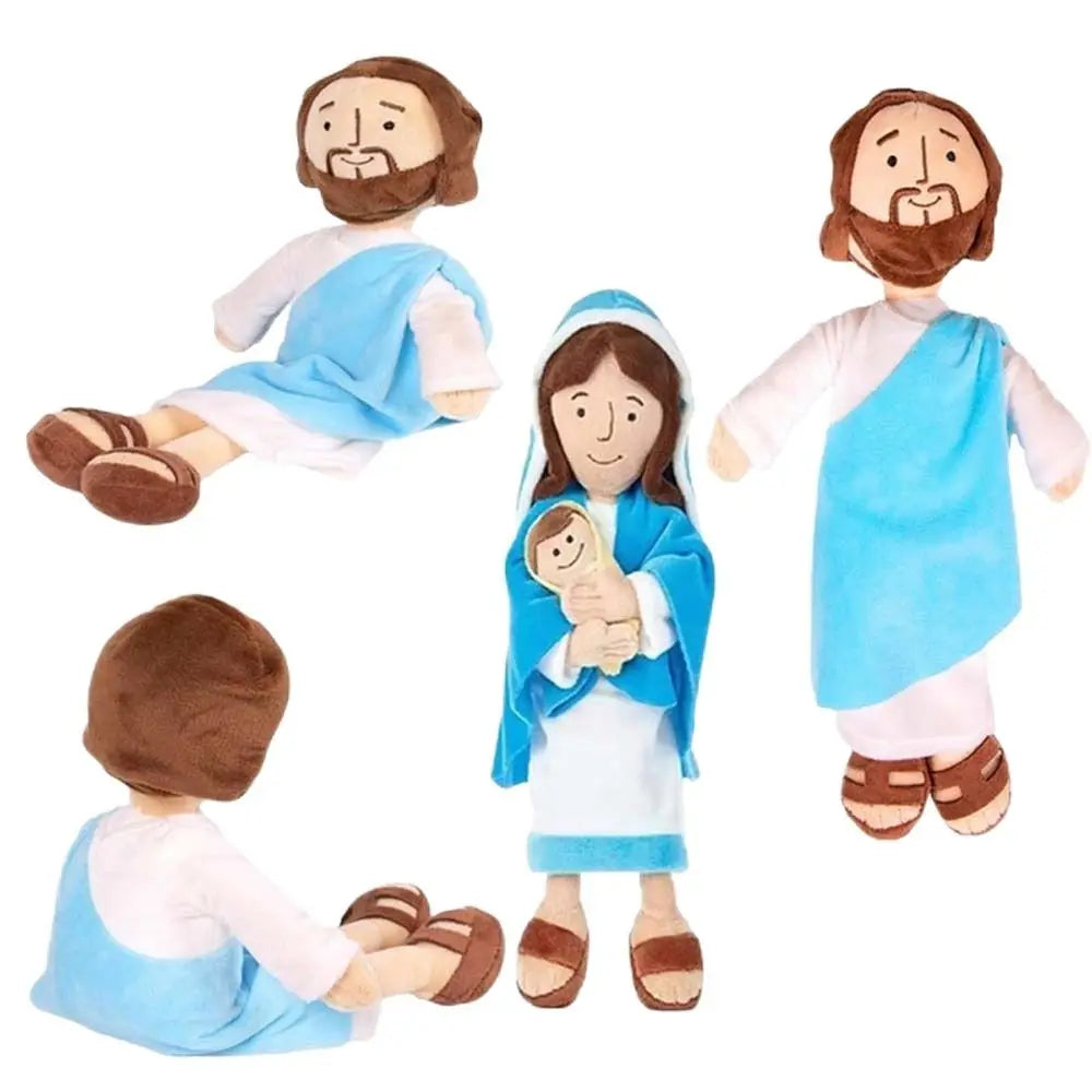 Christ Religious Home Decoration Virgin Mary Educational Doll Virgin Mary Plush Toy Plush Pillow Jesus Plush Doll Stuffed Toy