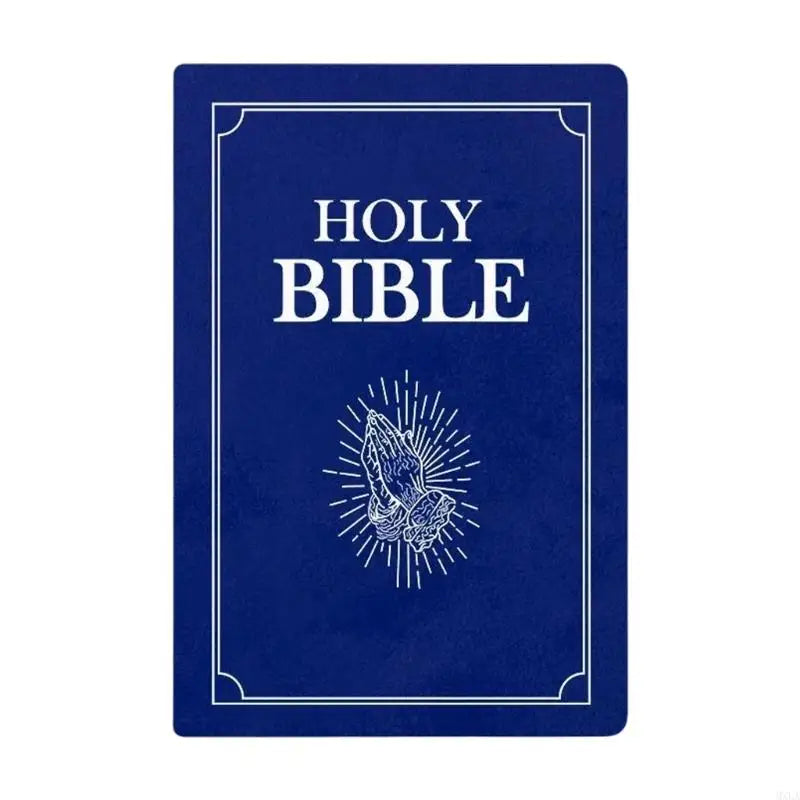 MXLA Plushes Holy Bibles Pillow Religious Companion Decors Soft Stress Cushions Relief Gift for Kids Adults
