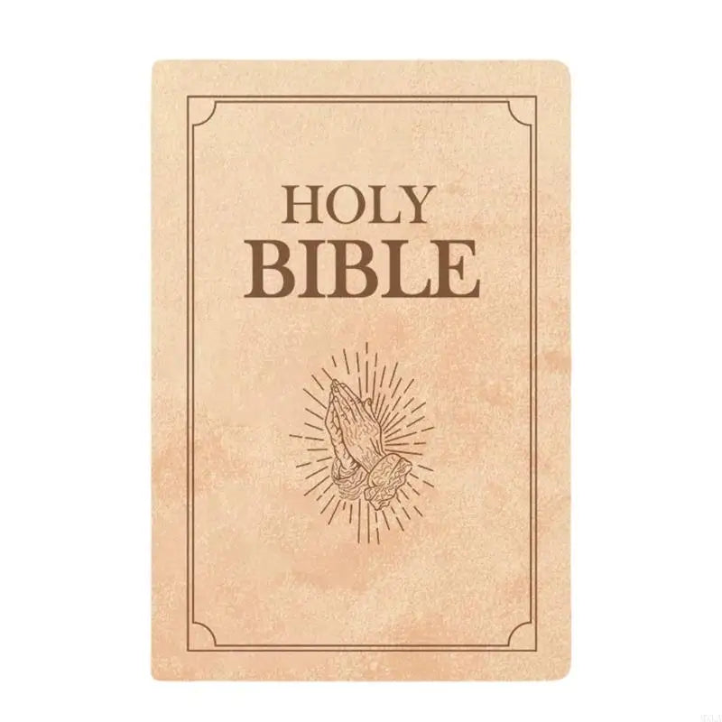 MXLA Plushes Holy Bibles Pillow Religious Companion Decors Soft Stress Cushions Relief Gift for Kids Adults