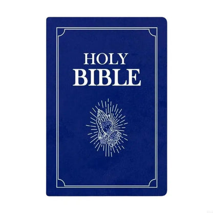 MXLA Plushes Holy Bibles Pillow Religious Companion Decors Soft Stress Cushions Relief Gift for Kids Adults